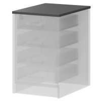 Крышка к тумбе приставной (АТ-07) Арго А-707.60 Антрацит